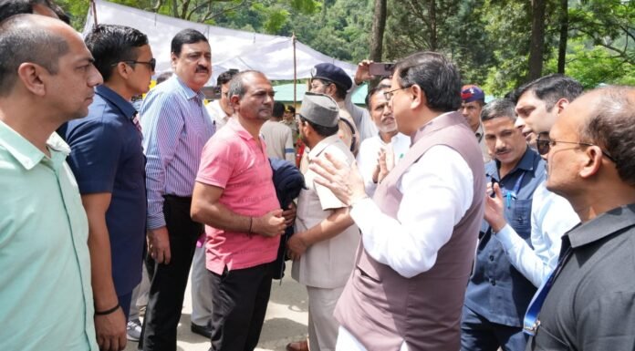 Cloud Burst in Uttarkashi:-मुख्यमंत्री पुष्कर सिंह धामी की निगरानी और निर्देशन में आपदा प्रभावित धराली क्षेत्र में राहत और बचाव अभियान युद्धस्तर पर है जारी