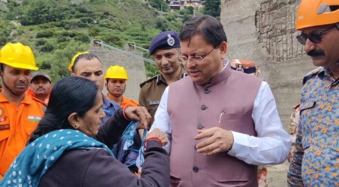 Uttarkashi disaster:-राखी,राहत और रिश्ता-आपदा के बीच मानवीय संवेदनाओं का मार्मिक दृश्य