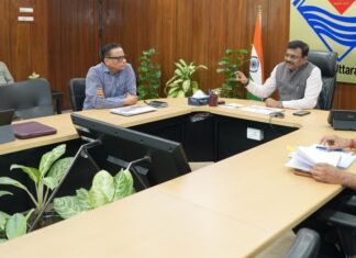 UTTARAKHAND:-मुख्य सचिव ने की सिंचाई,लघु सिंचाई सहित जल स्रोत एवं नदी पुनर्जीवीकरण प्राधिकरण के साथ प्रदेश में बैराज,चेकडैम एवं जलाशयों आदि के निर्माण एवं संतृप्तिकरण की प्रगति की समीक्षा