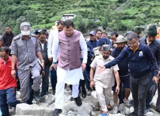 Dharali Cloudburst News:-धराली और हर्षिल में रेस्क्यू ऑपरेशन जारी,शुक्रवार को प्रभावित क्षेत्र में बिजली,पानी,संचार नेटवर्क बहाल