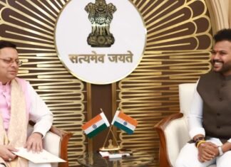 New Delhi:-केंद्रीय नागरिक उड्डयन मंत्री से मिले सीएम धामी उत्तराखण्ड में हवाई सेवाओं के विस्तार पर की चर्चा