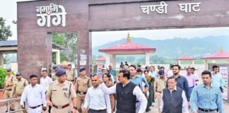 UTTARAKHAND:-मुख्य सचिव आनंद बर्द्धन ने कुंभ मेले 2027 को दिव्य एवं भव्य ढंग से आयोजित करने के लिए किए जाने वाले निर्माण कार्यों का किया स्थलीय निरीक्षण