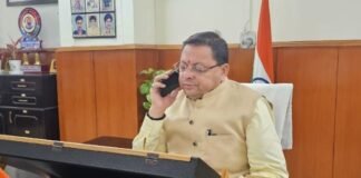 Uttarakhand Disaster:-केंद्रीय गृह मंत्री अमित शाह ने उत्तराखण्ड में हाल ही में हुई आपदा की स्थिति एवं राहत-बचाव कार्यों की प्रगति के संबंध में सीएम धामी से दूरभाष पर की बात