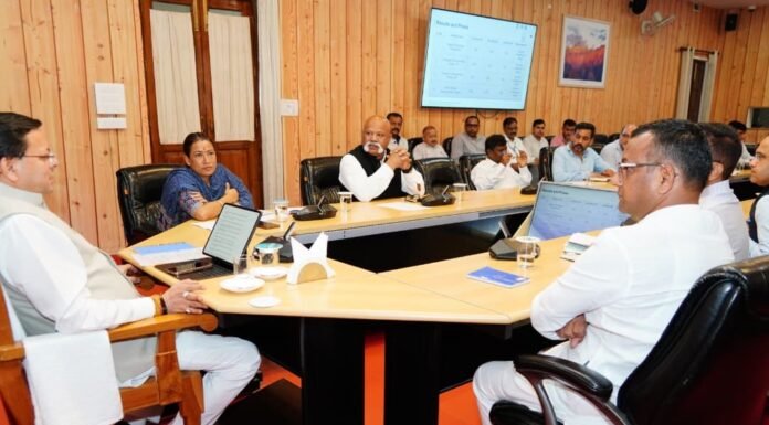Dehradun:-मुख्यमंत्री पुष्कर धामी ने की खेल विभाग की समीक्षा,हल्द्वानी में खेल विश्वविद्यालय और लोहाघाट में महिला स्पोर्ट्स कॉलेज की कार्यवाही में तेजी लाने के दिए निर्देश
