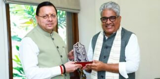 CM Dhami Delhi Visit:-केंद्रीय वन,पर्यावरण एवं जलवायु परिवर्तन मंत्री से मिले सीएम धामी उत्तराखंड में सात जल विद्युत परियोजनाओं के विकास एवं निर्माण की स्वीकृति के लिए मांगा समर्थन