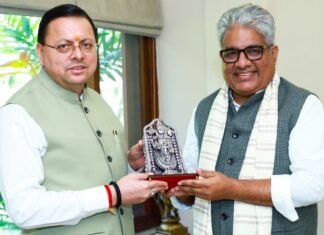 CM Dhami Delhi Visit:-केंद्रीय वन,पर्यावरण एवं जलवायु परिवर्तन मंत्री से मिले सीएम धामी उत्तराखंड में सात जल विद्युत परियोजनाओं के विकास एवं निर्माण की स्वीकृति के लिए मांगा समर्थन