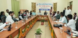 Dehradun:-दून विश्वविद्यालय में सीएम धामी ने अखिल भारतीय विद्यार्थी परिषद के 28 से 30 नवम्बर 2025 को 71वें राष्ट्रीय अधिवेशन के आयोजन से संबंधित केंद्रीय टीम की बैठक में किया प्रतिभाग