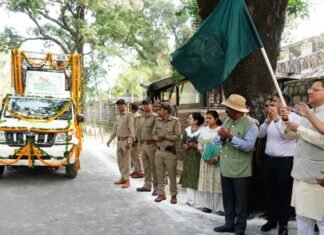Dehradun:-वन्यजीव सप्ताह के शुभारंभ अवसर पर मुख्यमंत्री पुष्कर धामी ने बाइक रैली को हरी झंडी दिखाकर किया रवाना