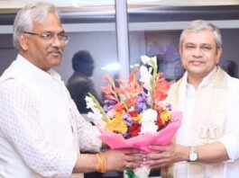 New Delhi:-हरिद्वार सांसद त्रिवेन्द्र रावत ने केंद्रीय रेल मंत्री अश्विनी वैष्णव से की भेंट,रेल पर्यटन को बढ़ावा देने,देवभूमि के तीर्थस्थलों को रेल नेटवर्क से जोड़ने की दिशा में विशेष पहल पर चर्चा