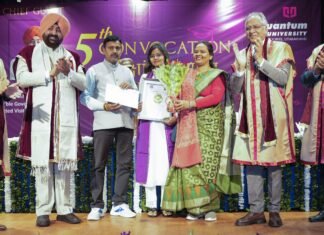 Roorkee:-राज्यपाल गुरमीत सिंह ने क्वांटम विश्वविद्यालय,रुड़की के 5वें दीक्षांत समारोह में मुख्य अतिथि के रूप में किया प्रतिभाग