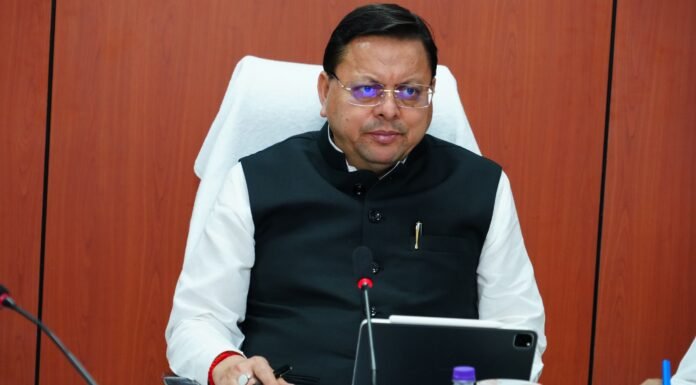 Dehradun:-मुख्यमंत्री पुष्कर धामी ने किया 188.90 करोड़ रू.की विकास योजनाओं तथा आपदा प्रबंधन कार्यों की स्वीकृतियों का अनुमोदन