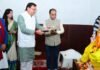 Dehradun:-लेखक गांव,थानों,देहरादून में आयोजित स्पर्श हिमालय महोत्सव-2025 के समापन सत्र में शामिल हुए सीएम धामी-लेखक गांव में स्थित मंदिर में पूजा अर्चना कर की प्रदेश में सुख शांति की कामना