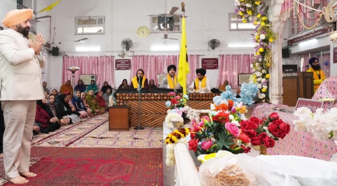 Dehradun:-राज्यपाल गुरमीत सिंह ने गुरुद्वारा श्री हरकिशन साहिब जी में मत्था टेककर देश-प्रदेशवासियों के सुख,समृद्धि और खुशहाली के लिए की अरदास