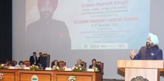Dehradun:-राज्यपाल गुरमीत सिंह ने किया एम्स ऋषिकेश में हेलीकॉप्टर इमरजेंसी मेडिकल सर्विस प्रशिक्षण कार्यक्रम का शुभारम्भ