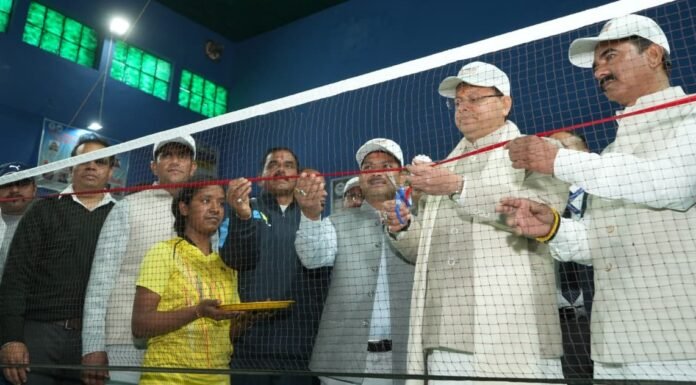 Almora:-मुख्यमंत्री पुष्कर सिंह धामी ने अल्मोड़ा में किया सांसद खेल महोत्सव का शुभारंभ