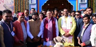 Dehradun:-अखिल भारतीय विद्यार्थी परिषद के 71 वें राष्ट्रीय अधिवेशन में शामिल हुए सीएम धामी