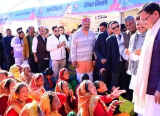 Almora:-ताड़ीखेत की न्याय पंचायत जैनोली में आयोजित हुआ बहुउद्देशीय शिविर सीएम धामी ने सुनी जनसमस्याएं,दिए त्वरित समाधान के निर्देश