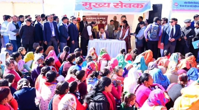 Uttarakhand:-मुख्यमंत्री पुष्कर धामी के निर्देश पर“जन-जन की सरकार,जन-जन के द्वार”-न्याय पंचायत स्तर पर प्रशासन सीधे ग्रामीणों के द्वार