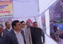 Champawat:-मुख्य सचिव आनन्द बर्द्धन ने गोल्ज्यू कॉरिडोर का भ्रमण कर की विकास कार्यों की प्रगति की समीक्षा