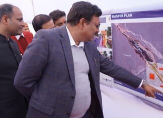 Champawat:-मुख्य सचिव आनन्द बर्द्धन ने किया शारदा करिडोर, इको-टूरिज्म व आधारभूत ढांचों की समीक्षा एवं निरीक्षण