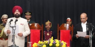 Uttarakhand:-उत्तराखण्ड उच्च न्यायालय के नवनियुक्त मुख्य न्यायमूर्ति मनोज कुमार गुप्ता को राज्यपाल गुरमीत सिंह ने दिलायी पद की शपथ