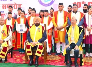Nainital:-उत्तराखण्ड मुक्त विश्वविद्यालय के दशम दीक्षांत समारोह में शामिल हुए राज्यपाल गुरमीत सिंह,विद्यार्थियों को किया उपाधि से सम्मानित