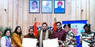 Uttarakhand:-सीमावर्ती क्षेत्रों में स्वास्थ्य सेवाओं को सुदृढ़ करने की दिशा में ‘स्वस्थ सीमा अभियान’ के अंतर्गत आईटीबीपी एवं राज्य सरकार के मध्य एमओयू पर हस्ताक्षर