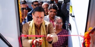 Dehradun:-मुख्यमंत्री पुष्कर धामी ने किया छात्र कौशल संवर्धन हेतु लैब ऑन व्हील्स का फ्लैग ऑफ