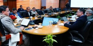 Dehradun:-मुख्यमंत्री पुष्कर सिंह धामी ने की सिंचाई परियोजनाओं के अन्तर्गत रिवर प्रोटक्शन कार्य एवं डीसिल्टिंग की प्रगति की समीक्षा