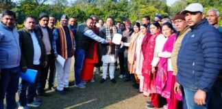 Dehradun:-टिहरी बांध विस्थापित क्षेत्र संघर्ष समिति के प्रतिनिधि मंडल ने सीएम धाम से की भेंट,भूमिधरी अधिकार दिए जाने एवं पुनर्वास से जुड़े विषयों पर रखी अपनी बात