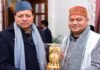 Uttarakhand:-केंद्रीय राज्य मंत्री डॉ.राज भूषण चौधरी ने मुख्यमंत्री पुष्कर सिंह धामी से शिष्टाचार भेंट