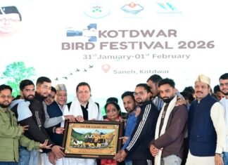 Kotdwar:-मुख्यमंत्री पुष्कर धामी एवं विधानसभा अध्यक्ष ऋतु खण्डूडी ने किया कोटद्वार में बर्ड फेस्टिवल का शुभारंभ,क्षेत्र को मिली कई विकास सौगातें