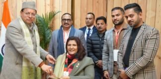 Dehradun:-पैरा एथलीट डॉ.दीपा मलिक ने सीएम धामी से की शिष्टाचार भेंट,मुख्यमंत्री ने पैरा स्पोर्ट्स यूनिवर्सिटी के प्रस्ताव पर दिए कार्य योजना बनाने के निर्देश