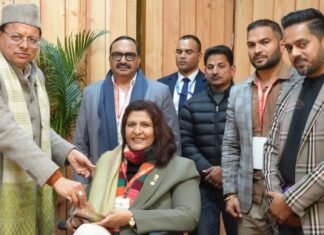 Dehradun:-पैरा एथलीट डॉ.दीपा मलिक ने सीएम धामी से की शिष्टाचार भेंट,मुख्यमंत्री ने पैरा स्पोर्ट्स यूनिवर्सिटी के प्रस्ताव पर दिए कार्य योजना बनाने के निर्देश