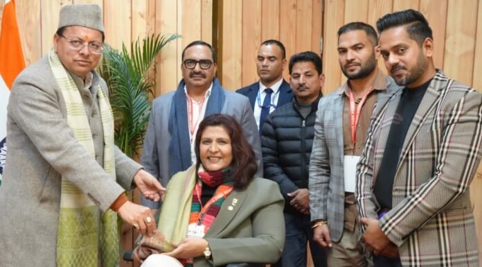 Dehradun:-पैरा एथलीट डॉ.दीपा मलिक ने सीएम धामी से की शिष्टाचार भेंट,मुख्यमंत्री ने पैरा स्पोर्ट्स यूनिवर्सिटी के प्रस्ताव पर दिए कार्य योजना बनाने के निर्देश
