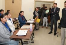 Dehradun:-मुख्य सचिव आनन्द बर्द्धन ने कौशल विकास एवं सेवायोजन विभाग के अंतर्गत स्किल हब सहसपुर का किया दौरा