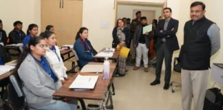 Dehradun:-मुख्य सचिव आनन्द बर्द्धन ने कौशल विकास एवं सेवायोजन विभाग के अंतर्गत स्किल हब सहसपुर का किया दौरा