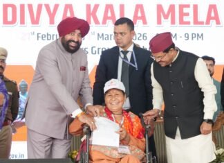 Dehradun:-राज्यपाल गुरमीत सिंह ने रेंजर्स ग्राउंड में आयोजित ‘दिव्य कला मेला’कार्यक्रम में किया अतिथि कहा-दिव्यांगता बाधा नहीं,संकल्प और आत्मबल का प्रतीक