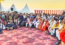 Haridwar:-मुख्यमंत्री पुष्कर धामी ने चौपाल में सुनी समस्याएं,मौके पर दिए समाधान के आदेश