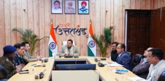 Uttarakhand:-मुख्यमंत्री पुष्कर सिंह धामी ने कानून व्यवस्था को लेकर की उच्च स्तरीय बैठक,अपराधों पर तत्काल मुकदमे दर्ज किए जाएं