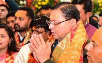 Dehradun:-श्री खाटू श्याम धाम में प्राण प्रतिष्ठा महोत्सव में शामिल हुए सीएम धामी-पूजा-अर्चना कर की प्रदेश में खुशहाली की कामना