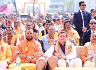 Dehradun:-बालावाला में विराट हिन्दू सम्मेलन में शामिल हुए सीएम धामी कहा-यह मात्र एक सम्मेलन नहीं,बल्कि हिंदू समाज की चेतना,एकता और आत्मगौरव का महापर्व