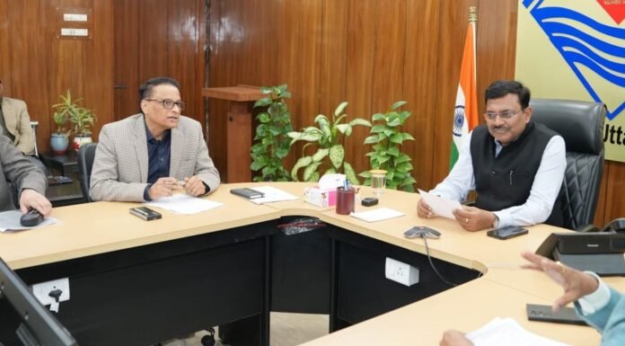 Uttarakhand:-मुख्य सचिव आनंद बर्धन की अध्यक्षता में हुई विभिन्न विभागों की परियोजनाओं एवं योजनाओं से संबंधित मिसिंग लिंक फंडिंग की बैठक