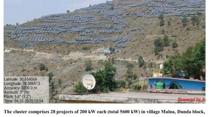 Uttarakhand:-उत्तराखंड ने सौर ऊर्जा स्थापना में 01 गीगावाट का ऐतिहासिक आंकड़ा किया पार