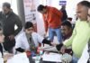 Haldwani:-मुख्यमंत्री पुष्कर धामी के निर्देश पर मीडिया सेंटर में पत्रकारों हेतु लगाया गया निःशुल्क स्वास्थ्य शिविर