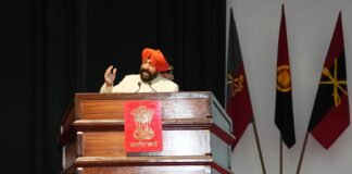 Dehradun:-राज्यपाल गुरमीत सिंह भारतीय सैन्य अकादमी में ‘भारतीय सैन्य अधिकारीःराष्ट्र निर्माता के रूप में’ विषय पर जेंटलमैन कैडेट्स को किया संबोधित