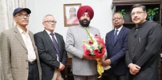 Dehradun:-षष्टम राज्य वित्त आयोग के अध्यक्ष एन.रवि शंकर ने राज्यपाल गुरमीत सिंह से की शिष्टाचार भेंट,आयोग का प्रतिवेदन 2026-2031 किया प्रस्तुत