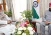 Dehradun:-हेमकुंड साहिब मैनेजमेंट ट्रस्ट के अध्यक्ष नरेंद्रजीत सिंह बिंद्रा ने राज्यपाल गुरमीत सिंह से की शिष्टाचार भेंट