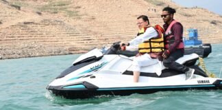 TEHRI:-मुख्यमंत्री पुष्कर धामी ने किया टिहरी लेक फेस्टिवल का उद्घाटन,टिहरी झील में रोमांच के सफर पर लिया आनंद