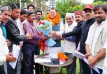 Uttarakhand:-दिवारीखौल जोखणी मोटर मार्ग की वित्तीय स्वीकृति के लिये क्षेत्रीय जनप्रतिनिधियों ने सीएम धामी का जताया आभार